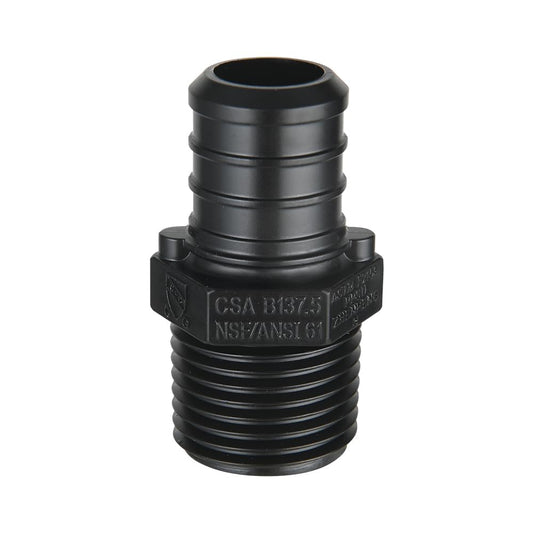PEX-B Crimp 3/4" x 1/2" PPSU Male Adapter