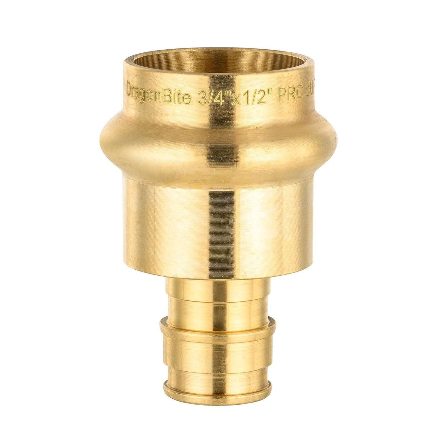 Pro 10-Pack 3/4" Press x 1/2" PEX Expansion Brass Adapter (Lead Free)