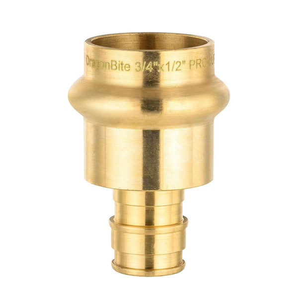 3/4" Press x 1/2" PEX Expansion Brass Adapter (Lead Free)