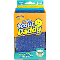 Scrub Daddy Scour Daddy Steel Sponge, 2 Count EasyOptionXY LLC