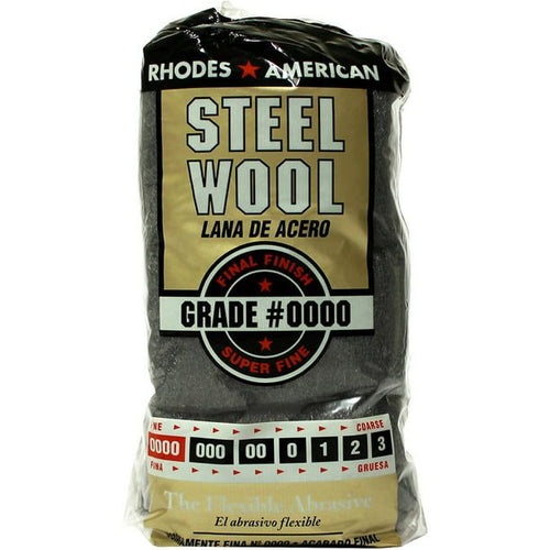 Rhodes American Steel Wool Super Fine Grade, 12 Pads EasyOptionXY LLC