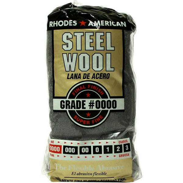 Rhodes American Steel Wool Super Fine Grade, 12 Pads EasyOptionXY LLC