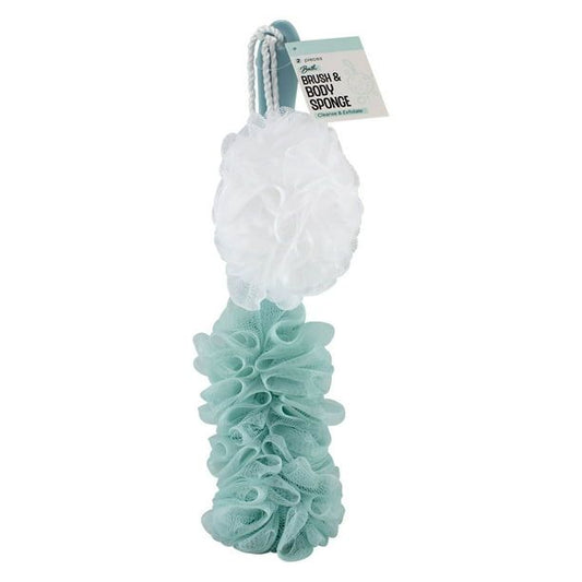 Mesh Back Brush w/ Mesh Sponge EasyOptionXY LLC