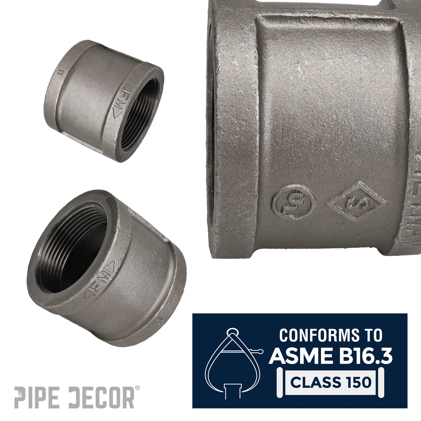 4 in. Black Coupling