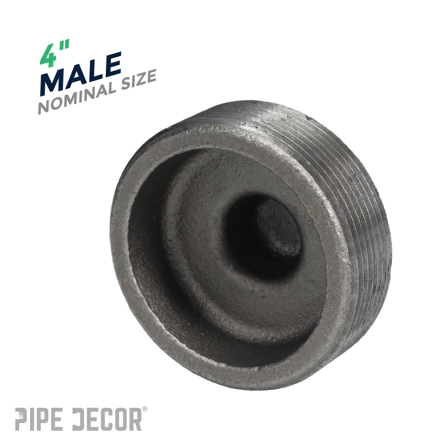 4 in. Black Plug