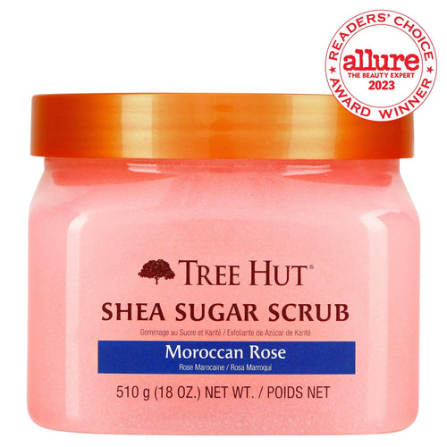 Tree Hut Moroccan Rose Shea Sugar Exfoliating and Hydrating Body Scrub, 18 oz EasyOptionXY LLC