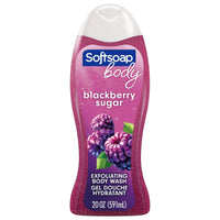 Softsoap Exfoliating Body Wash, Blackberry Sugar Scrub, 20 oz EasyOptionXY LLC