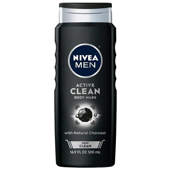 NIVEA Men Deep Active Clean Charcoal Body Wash, 16.9 fl oz EasyOptionXY LLC