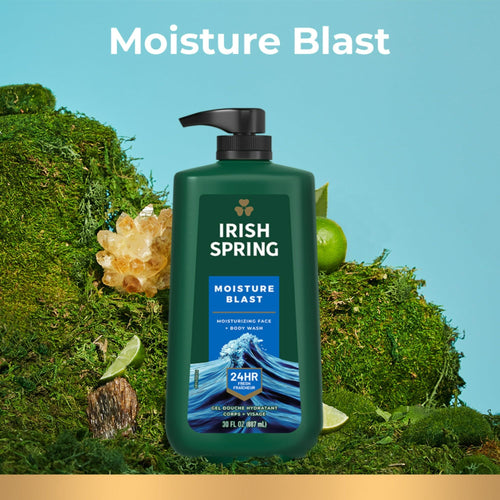 Irish Spring Mens Moisture Blast Scented Body Wash, 30 oz EasyOptionXY LLC