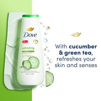 Dove Refreshing Body Wash Cucumber and Green Tea Cleanser, 20 oz EasyOptionXY LLC