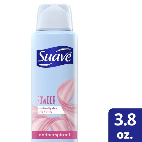 Suave Dry Spray Instantly Dry Powder Antiperspirant Deodorant, 3.8 oz EasyOptionXY LLC