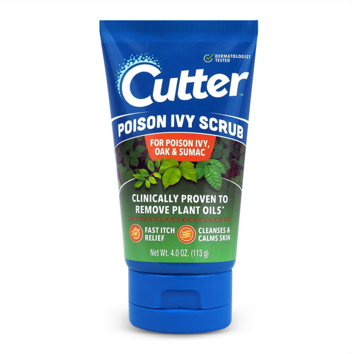 Cutter First Aid Poison Ivy Scrub for Itch Relief, 4 oz EasyOptionXY LLC