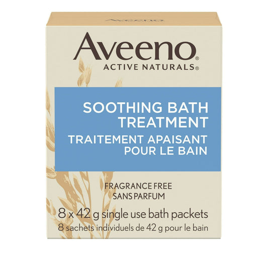 Aveeno Soothing Bath Soak for Eczema, Natural Colloidal Oatmeal, 8 Ct EasyOptionXY LLC