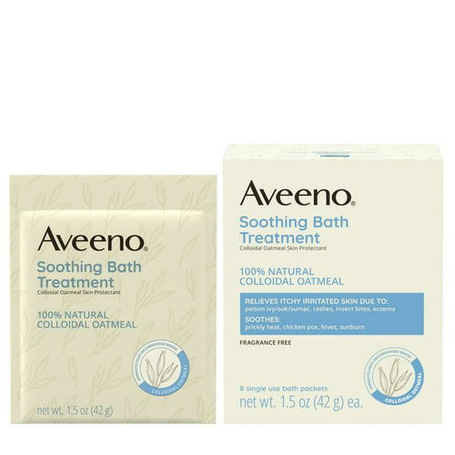 Aveeno Soothing Bath Soak for Eczema, Natural Colloidal Oatmeal, 8 Ct EasyOptionXY LLC