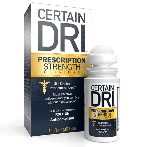Certain Dri Prescription Strength Clinical Antiperspirant & Deodorant, Roll-On, 1.2 oz EasyOptionXY LLC