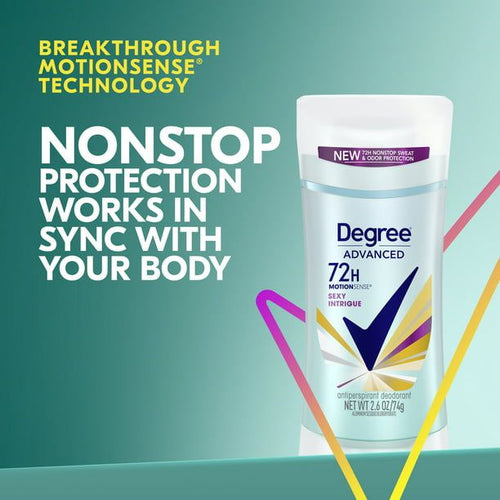 Degree Advanced MotionSense 72H Antiperspirant Deodorant Sexy Intrigue, 2.6 oz EasyOptionXY LLC