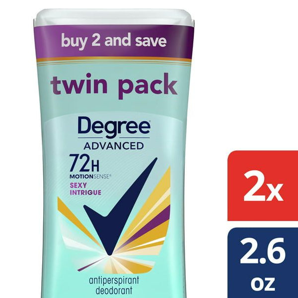 Degree 72H Motionsense Sexy Intrigue Antiperspirant Deodorant, 2.6 oz, Twin Pack EasyOptionXY LLC