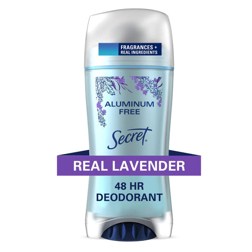 Secret Aluminum Free Deodorant for Women, Lavender, 2.4 oz EasyOptionXY LLC