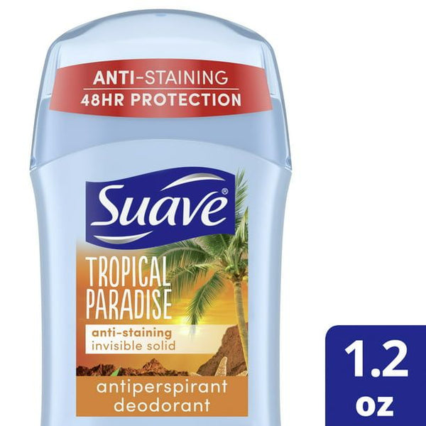 Suave Deodorant Antiperspirant Stick Tropical Paradise, 1.2 oz EasyOptionXY LLC