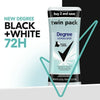Degree Ultra Clear Black+White Antiperspirant Deodorant, 2.6 oz, Twin Pack EasyOptionXY LLC