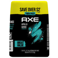 Axe Deodorant Body Spray for Men Apollo Sage & Cedarwood, 5.1 oz Twin EasyOptionXY LLC