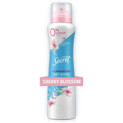 Secret Dry Spray Aluminum Free Deodorant for Women, Cherry Blossom, 4.1 oz EasyOptionXY LLC