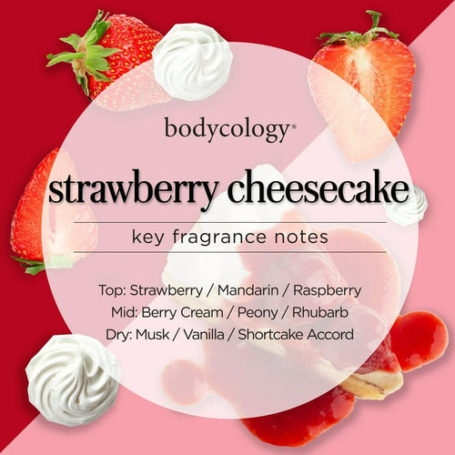 Bodycology Strawberry Cheesecake Fragrance Mist, 8 fl oz EasyOptionXY LLC