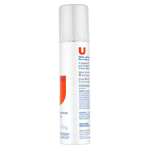 Designer Imposters U You by Parfums De Coeur Deodorant Body Spray (Unisex) 2.5 oz for Women EasyOptionXY LLC