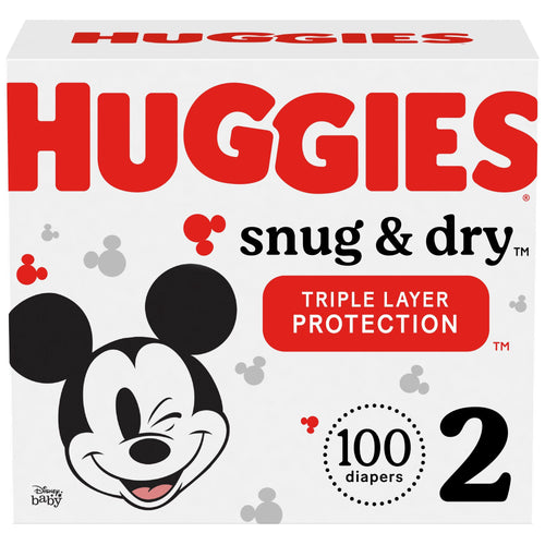 Huggies Snug & Dry Baby Diapers Size 2; Count 100 EasyOptionXY LLC