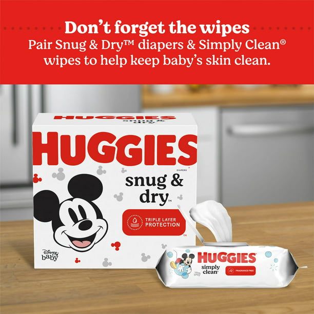 Huggies Snug & Dry Baby Diapers Size 2; Count 100 EasyOptionXY LLC