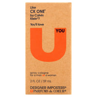 Designer Imposters U Spray Cologne for Men or Women, 2 fl oz EasyOptionXY LLC