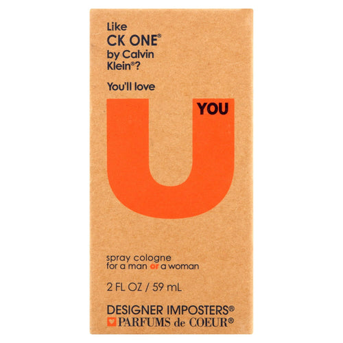 Designer Imposters U Spray Cologne for Men or Women, 2 fl oz EasyOptionXY LLC