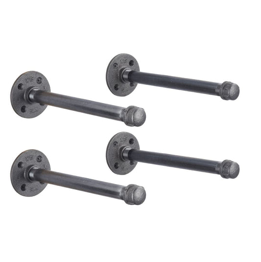 1/2 in. x 10 in. Shelf Bracket Kit, 4 Pack