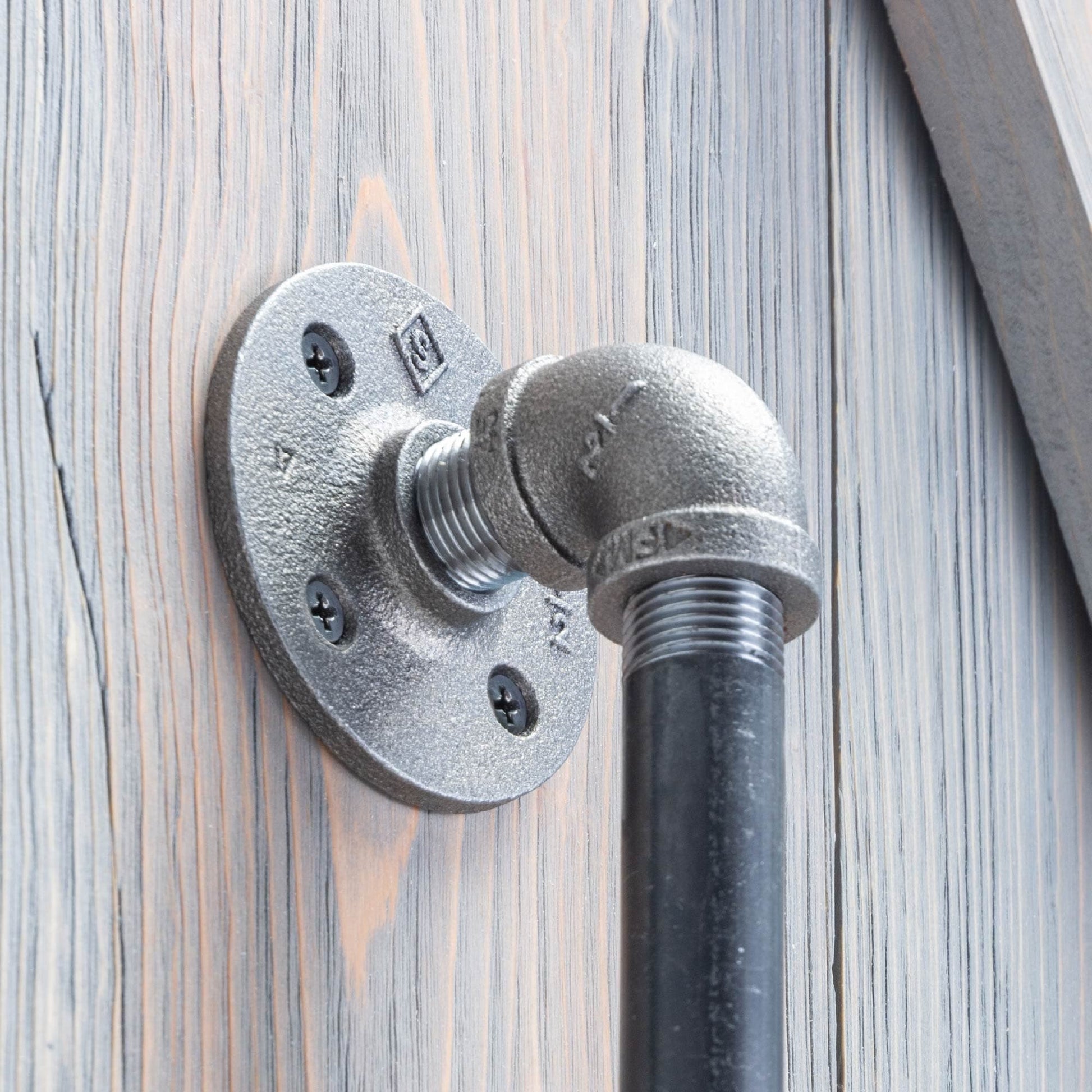 1/2 in. x 6 in. Barn Door Handle - 10.5 in. L PIPE DECOR