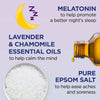 Dr Teal's Pure Epsom Salt Melatonin Sleep Soak with Essential Oil Blend, 3 lbs EasyOptionXY LLC