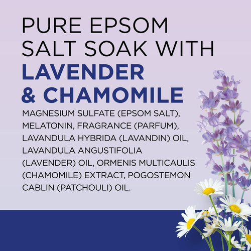 Dr Teal's Pure Epsom Salt Melatonin Sleep Soak with Essential Oil Blend, 3 lbs EasyOptionXY LLC
