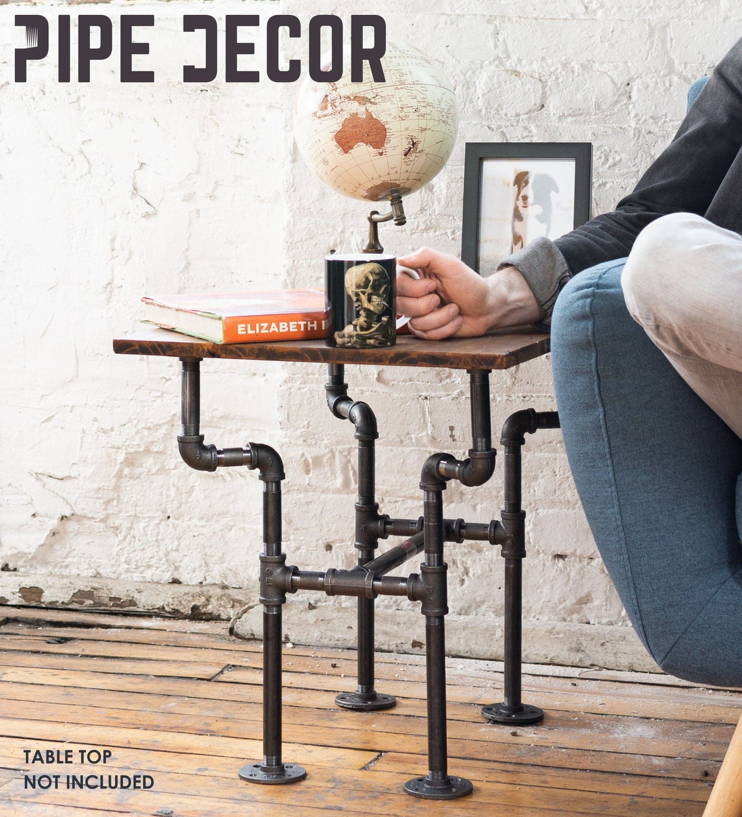 Streetlights End Table By PIPE DECOR