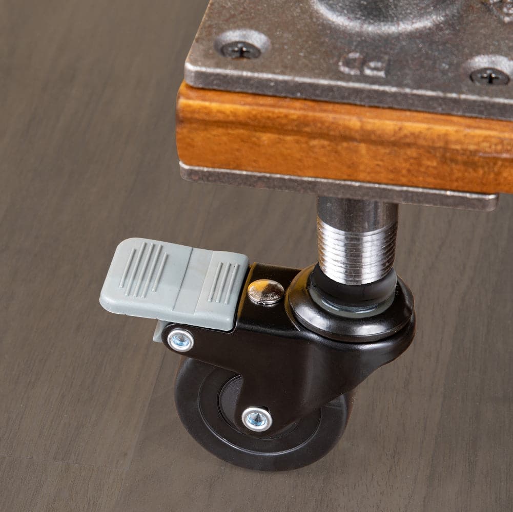 Swivel Caster Wheels for ¾" Pipe (4-Pack)
