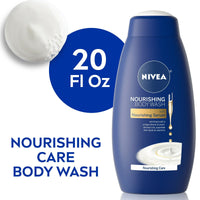 NIVEA Nourishing Care Body Wash with Nourishing Serum, 20 Fl Oz EasyOptionXY LLC