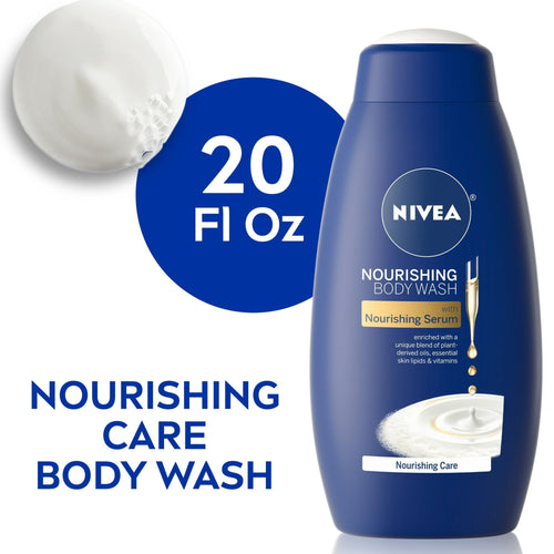 NIVEA Nourishing Care Body Wash with Nourishing Serum, 20 Fl Oz EasyOptionXY LLC