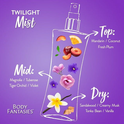 Body Fantasies Signature Fragrance Body Spray Twilight Mist 8 fl oz EasyOptionXY LLC