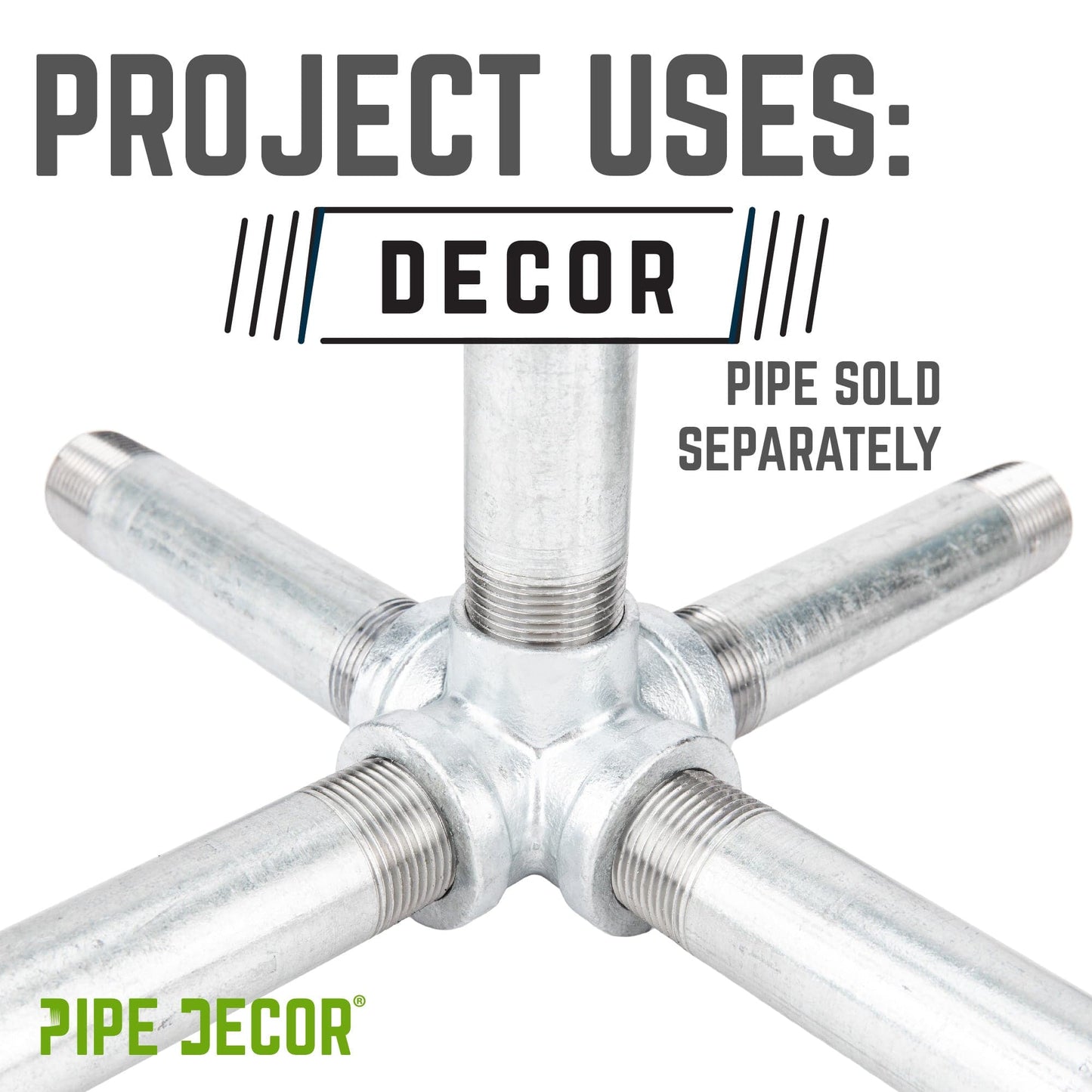 1/2 in. Galvanized 5-Way Fitting