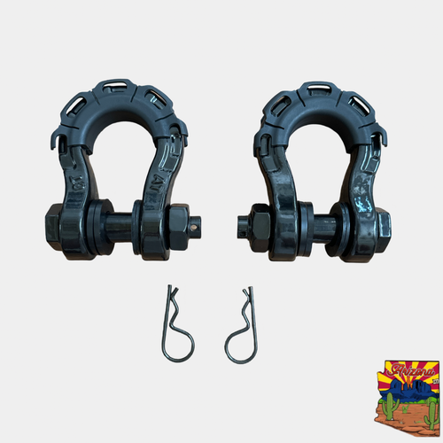 3/4” Forged Steel D-shackle set (8T) (LIFE TIME WARRANTY*) MOJAB OFFROAD