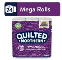 Quilted Northern Ultra Plush Toilet Paper, 24 Mega Rolls EasyOptionXY LLC