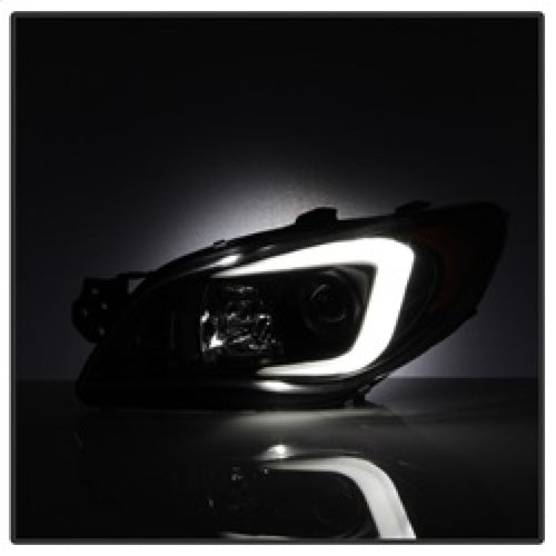 Spyder Subaru WRX 06-07 Projector Headlights - HID Model Only - Black PRO-YD-SWRX06-HID-LBDRL-BK OffRoadUSA.com