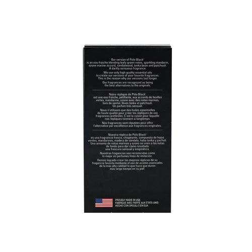 Parfums Belcam Black Classic Match Eau de Toilette, Cologne for Men, 2.5 Oz EasyOptionXY LLC