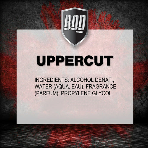 BOD Man Fragrance Body Spray, Uppercut, 8 fl oz EasyOptionXY LLC