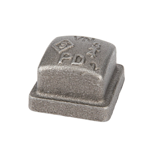 3/4 in. Black Square Cap