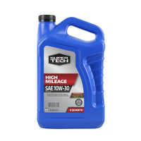Super Tech High Mileage SAE 10W-30 Motor Oil, 5 Quarts EasyOptionXY LLC