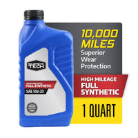 Super Tech High Mileage Full Synthetic SAE 5W-20 Motor Oil, 1 Quart EasyOptionXY LLC